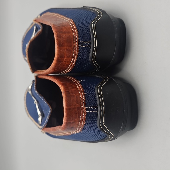 TB Phelps Traditions Mesh Bit Drivers Navy Men 9 M loafers slip on Horse Bit main image 5